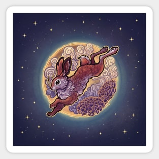 Moon Rabbit 2 Sticker